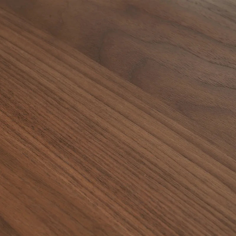 Set da pranzo a 5 pezzi in grigio e noce di metà secolo per 4 persone, sedie imbottite