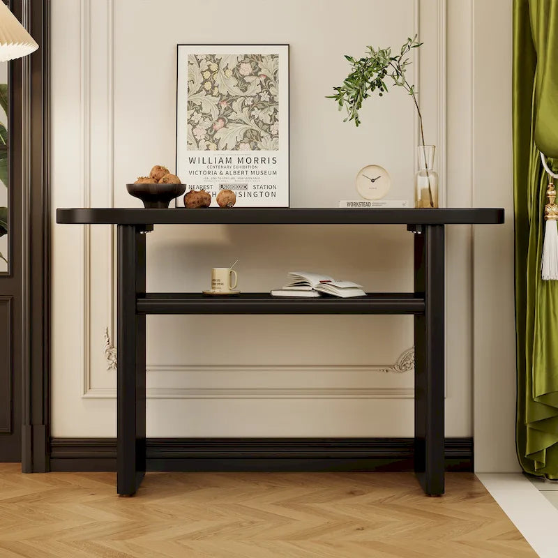 Consolle minimalista, Espresso/Blu/Grigio/Nero/Bianco, Rettangolare, Uso individuale