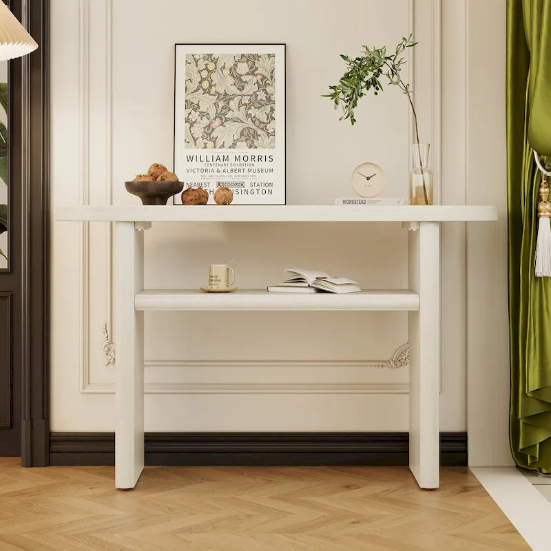 Consolle minimalista, Espresso/Blu/Grigio/Nero/Bianco, Rettangolare, Uso individuale