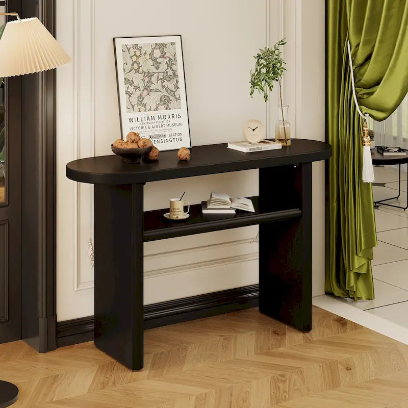 Consolle minimalista, Espresso/Blu/Grigio/Nero/Bianco, Rettangolare, Uso individuale