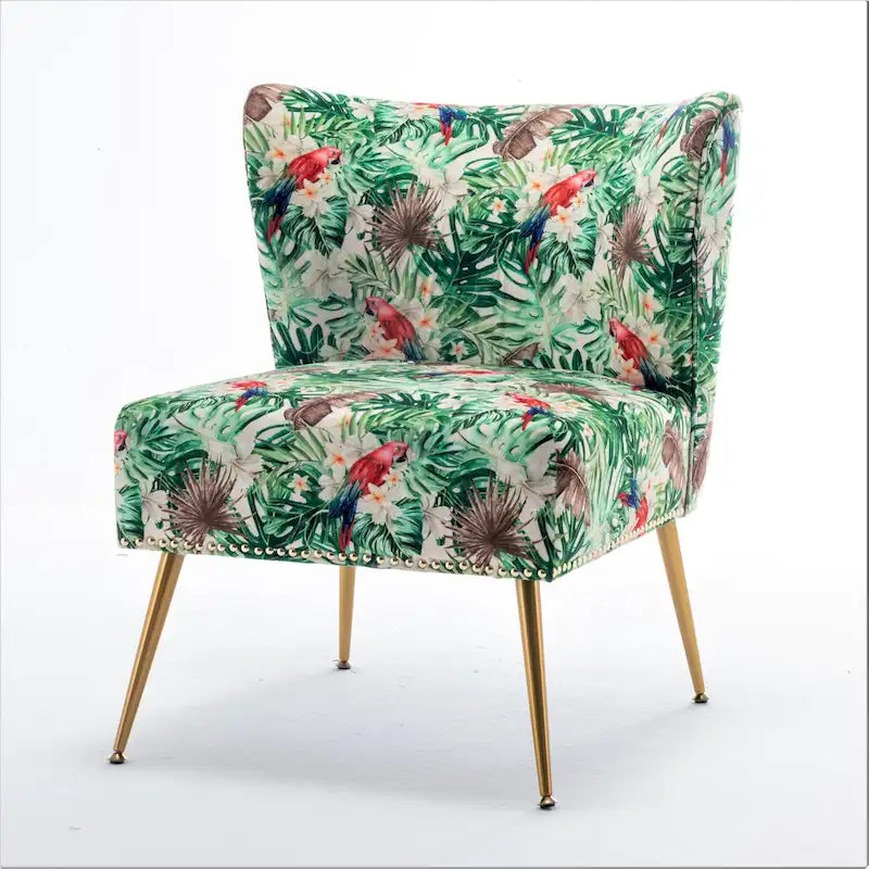 Poltrona singola senza braccioli avorio/blu pietra/rosso/verde pino