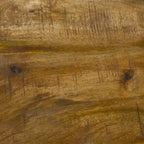 Sgabello da bar/bancone senza schienale marrone miele e nero, 1 posto, legno e ferro
