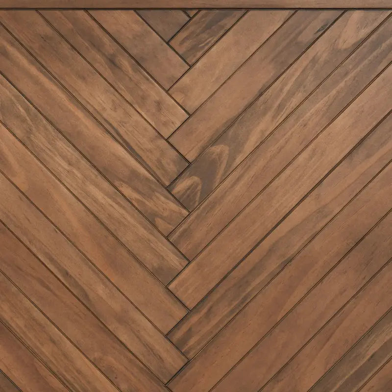 Tavolino da Caffè Quadrato, Legno e Ferro, Marrone, 30"L x 30"P