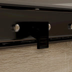 Tavolo da pranzo allungabile in rovere bianco, stile moderno, 4-6 posti