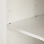 Set di 3 credenze e dispensa in stile rustico bianco anticato