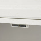 Set di 3 credenze e dispensa in stile rustico bianco anticato