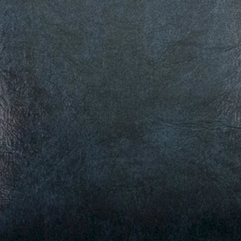 Sedia da capitano tradizionale nera/blu/marrone, con borchie, sedile singolo