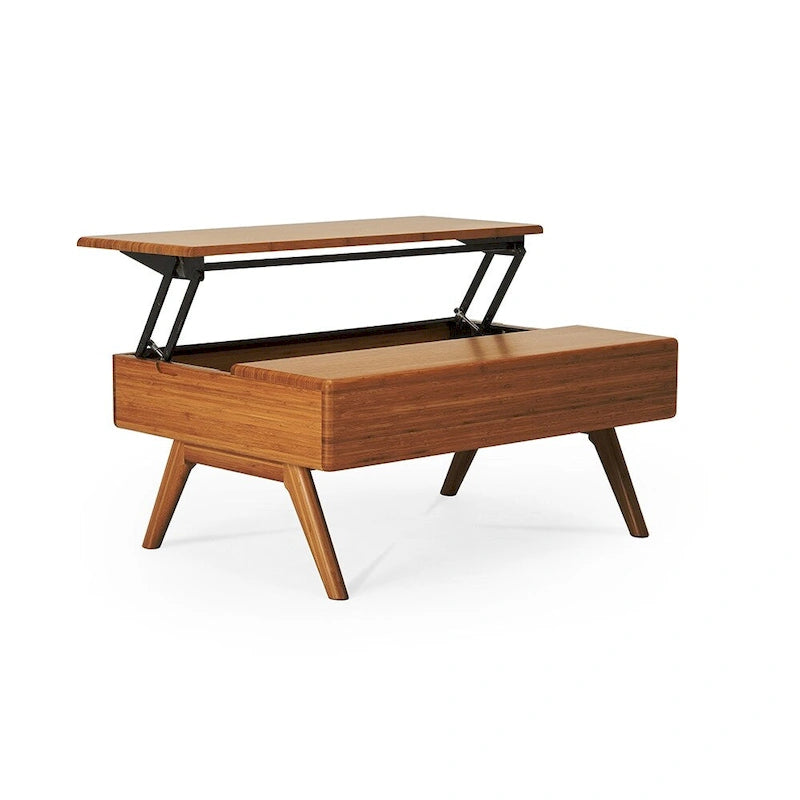 Tavolino da caffè Amber con ripiano sollevabile, stile Mid-Century, 1 persona