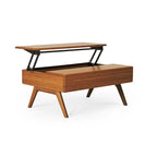 Tavolino da caffè Amber con ripiano sollevabile, stile Mid-Century, 1 persona