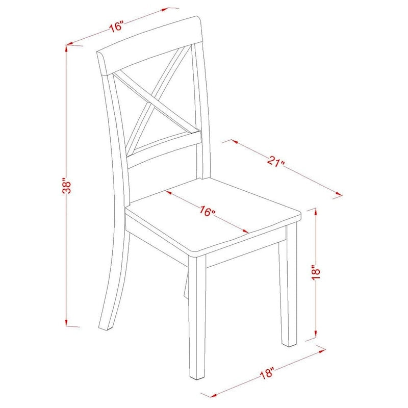 Set tavolo da pranzo rettangolare color cappuccino per 7 persone, sedie con schienale a X