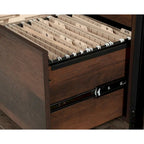 Cassettiera laterale Chalk Oak a 2 cassetti, formato Letter/Legal, 1 utente